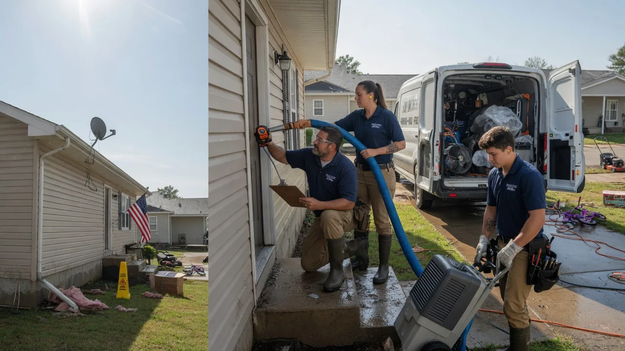 Ceiling Water Damage Restoration in Tilton, IL near me